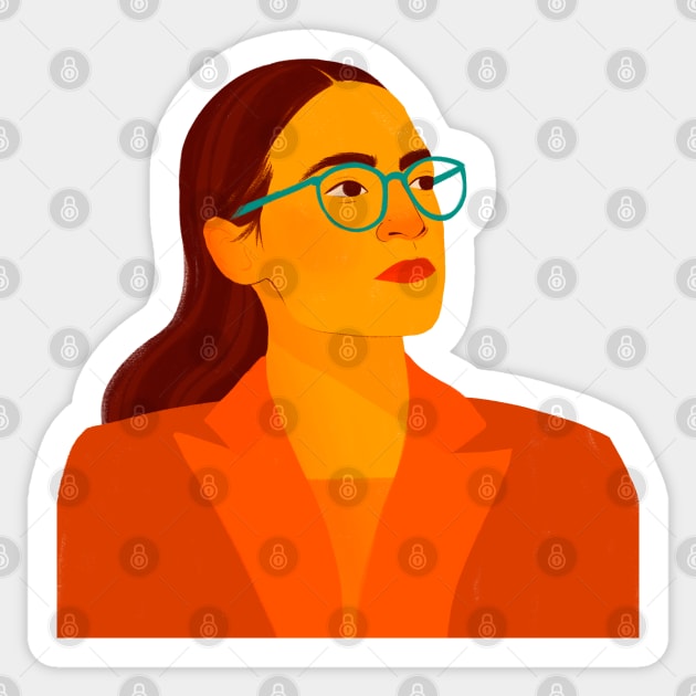 AOC Sticker by Maia Fadd